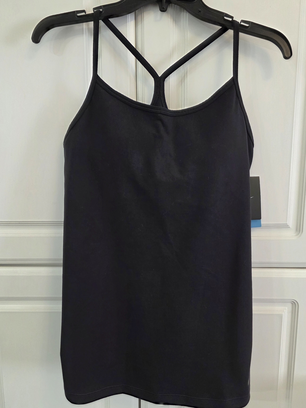 Nike Dri-Fit Black Athletic / Swim V-Back Top - Size Large - NWT